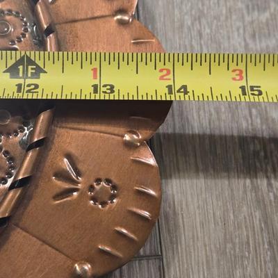 Punched Copper Mirror
