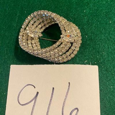 Silver Tone Brooch