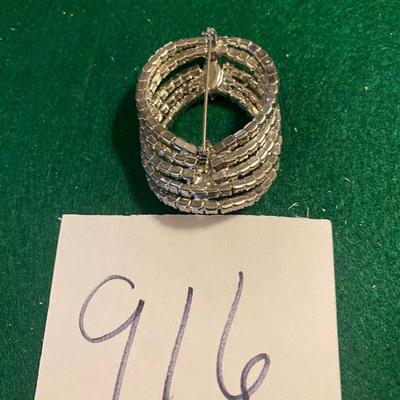 Silver Tone Brooch