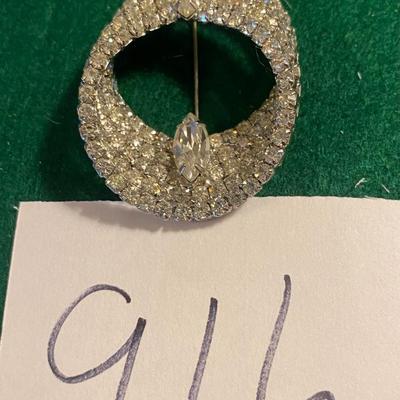 Silver Tone Brooch
