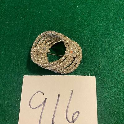 Silver Tone Brooch