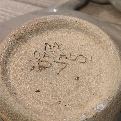 Signed Pottery Bowl