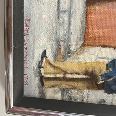 Edith Lazovick Oil painting on Canvas 1983