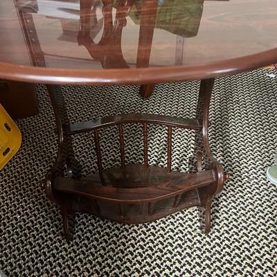 Magazine Rack End Table