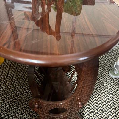 Magazine Rack End Table