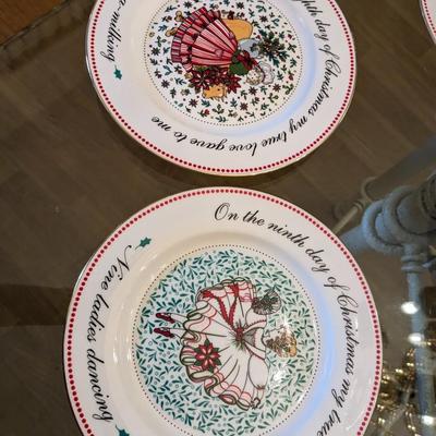 Domestications 12 DAYS OF CHRISTMAS Salad Plate 8"
