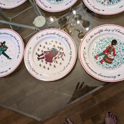 Domestications 12 DAYS OF CHRISTMAS Salad Plate 8"