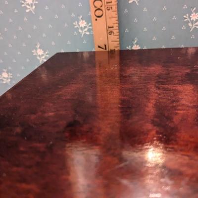 MAHOGANY QUEEN ANNE SILVER WARE CHEST