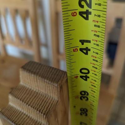 4 Santa Fe wooden chairs - unfinished