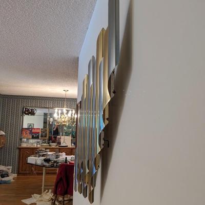 Signed Curtis Jere Torrent Vintage Brass Wall Sculpture