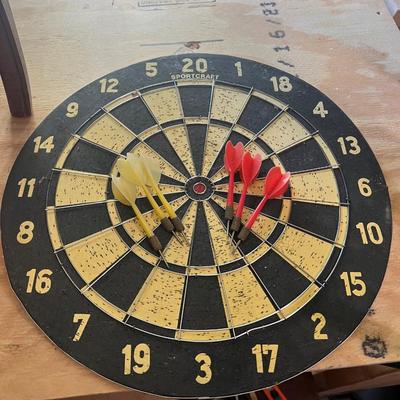 Sportcraft Doublesided Dart Board set