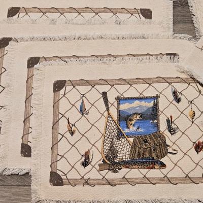 Fishing Theme Placemats & Napkins
