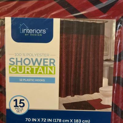 New in the Package Shower Curtain Set