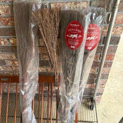 Cinnamon fragranged Scent broom hand scented in America