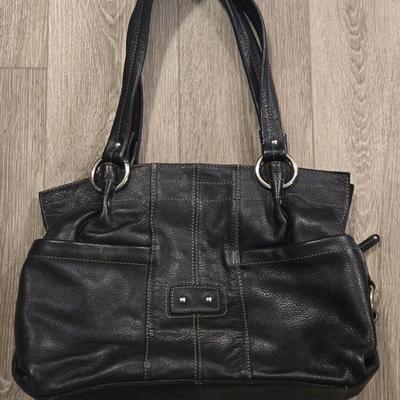 Black Leather Handbag