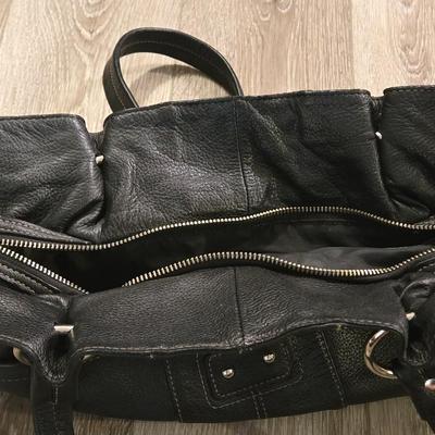 Black Leather Handbag