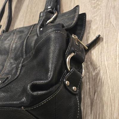 Black Leather Handbag