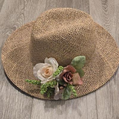 Summer Hat with Flowers