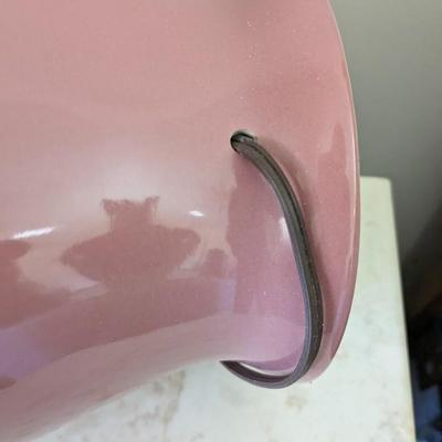 1 of 2 Post Modern Pink Ceramic 3 Way Lamp