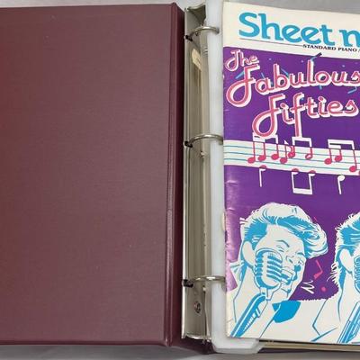 Large Sheet Music Magazine Collection in Storage Albums ranging from 1977 to 1993