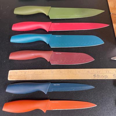 Knife Block with Knives and Scissors