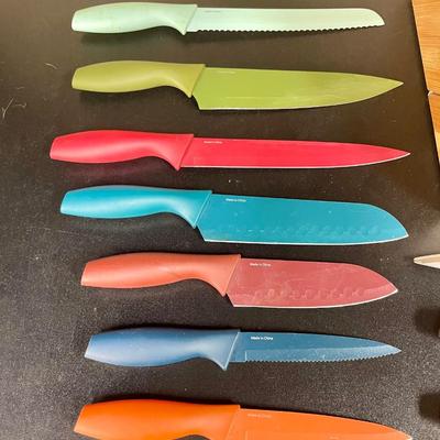 Knife Block with Knives and Scissors