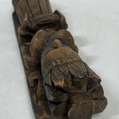 Indian Maiden Wooden Figural