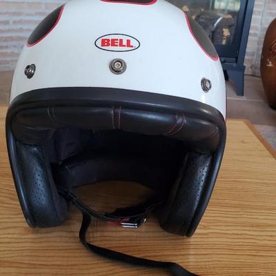 Bell motorcycle riding helmet siz XL DOT approved custom 500 carbon + riding gloves