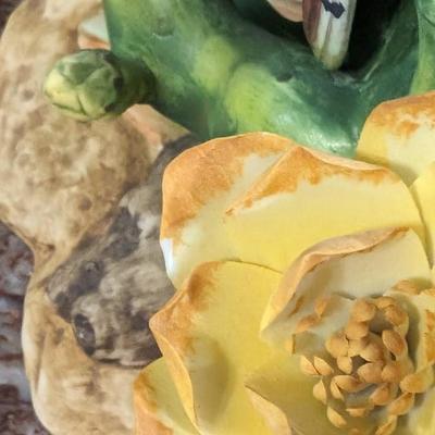 Cactus Wren Figurine by Andrea by Sadek Bisque Porcelain