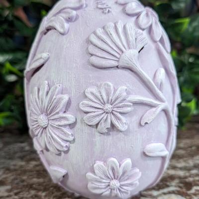 Lot of 2 Easter Egg Lady Rabbit Carrot Farmer Decorations