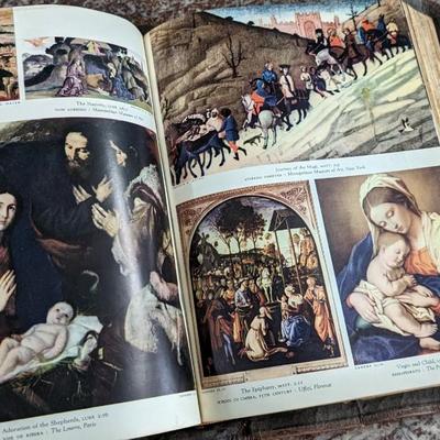 Vintage 1950 The Holy Bible Kings James Version with Illustrations by Celebrated Old Masters