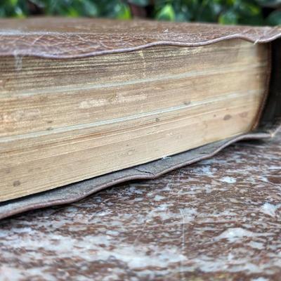 Vintage 1950 The Holy Bible Kings James Version with Illustrations by Celebrated Old Masters