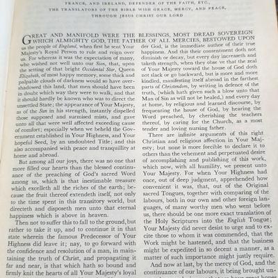 Vintage 1950 The Holy Bible Kings James Version with Illustrations by Celebrated Old Masters