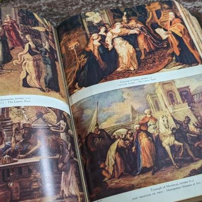 Vintage 1950 The Holy Bible Kings James Version with Illustrations by Celebrated Old Masters