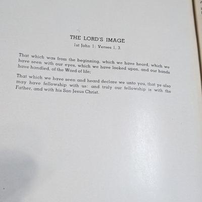 Vintage 1950 The Holy Bible Kings James Version with Illustrations by Celebrated Old Masters
