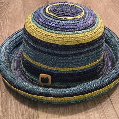 Green & Blue Stripe Hat