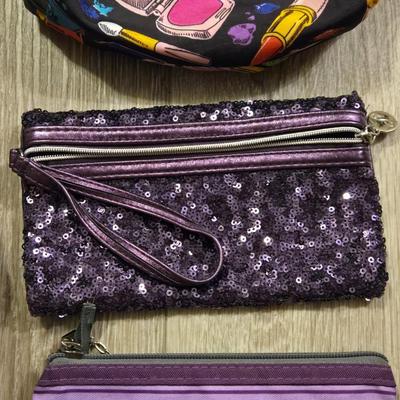 Lot of 7 Zipper Pouches