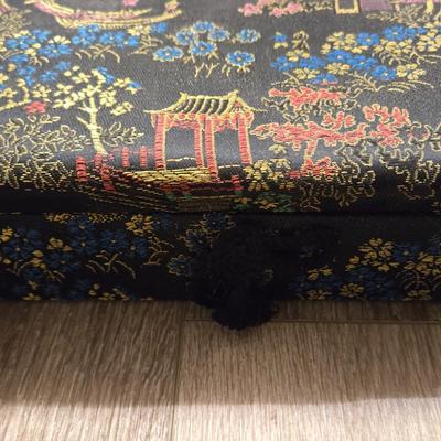 Asian Silk Jewelry Box