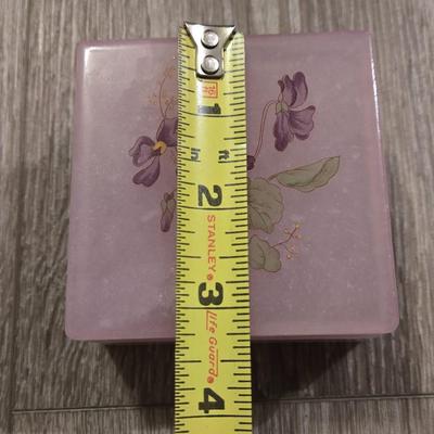 Lefton Alabaster Jewelry Box