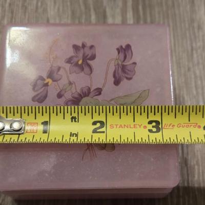 Lefton Alabaster Jewelry Box