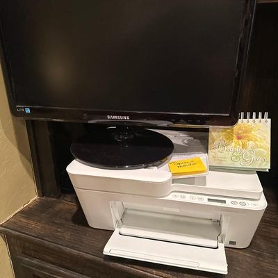HP copier and Samsung monitor