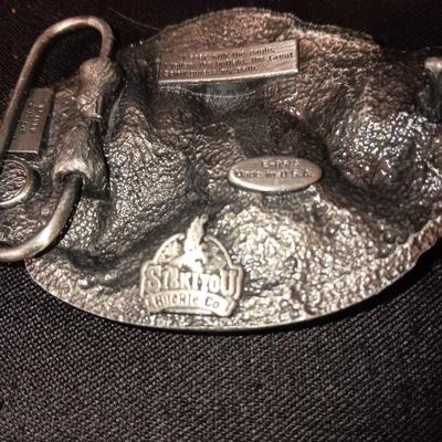 GENUINE SISKIYOU-BERGAMOT BELT BUCKLE