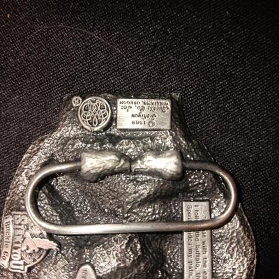GENUINE SISKIYOU-BERGAMOT BELT BUCKLE