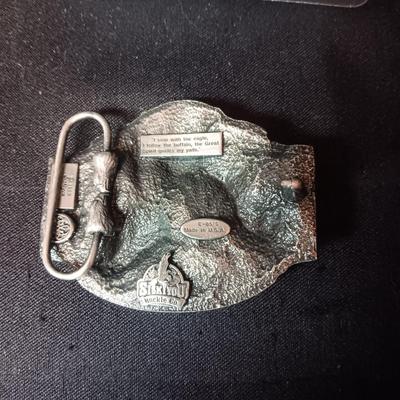 GENUINE SISKIYOU-BERGAMOT BELT BUCKLE