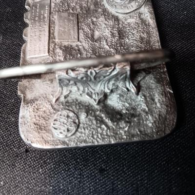 1983 SISKIYOU BELT BUCKLE "ALASKA THE LAST FRONTIER"
