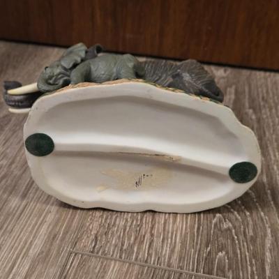(2) Elephant Figurines