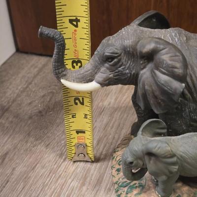 (2) Elephant Figurines