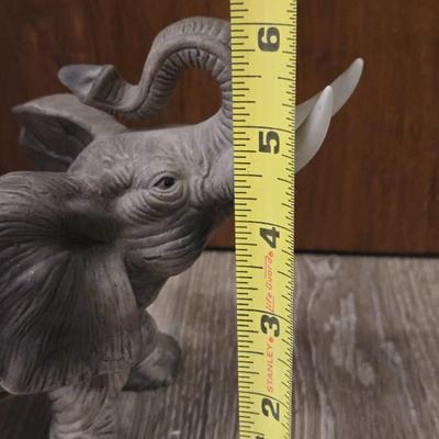 (2) Elephant Figurines