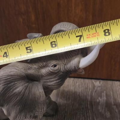 (2) Elephant Figurines