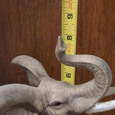 (2) Elephant Figurines